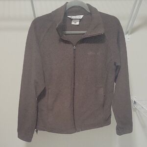 Columbia Brown Fleece Full-Zip Jacket